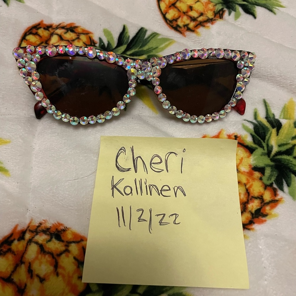 Rhinestone glasses